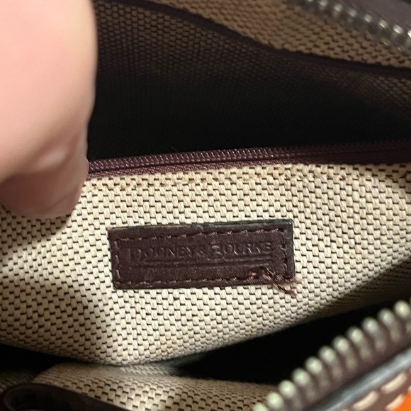 Dooney & Bourke Orange Croc-Embossed Shoulder Bag - Picture 5 of 6